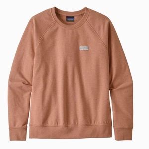 Patagonia Women’s Pastel P-6 Label Ahnya Crew Sweatshirt Scotch P…